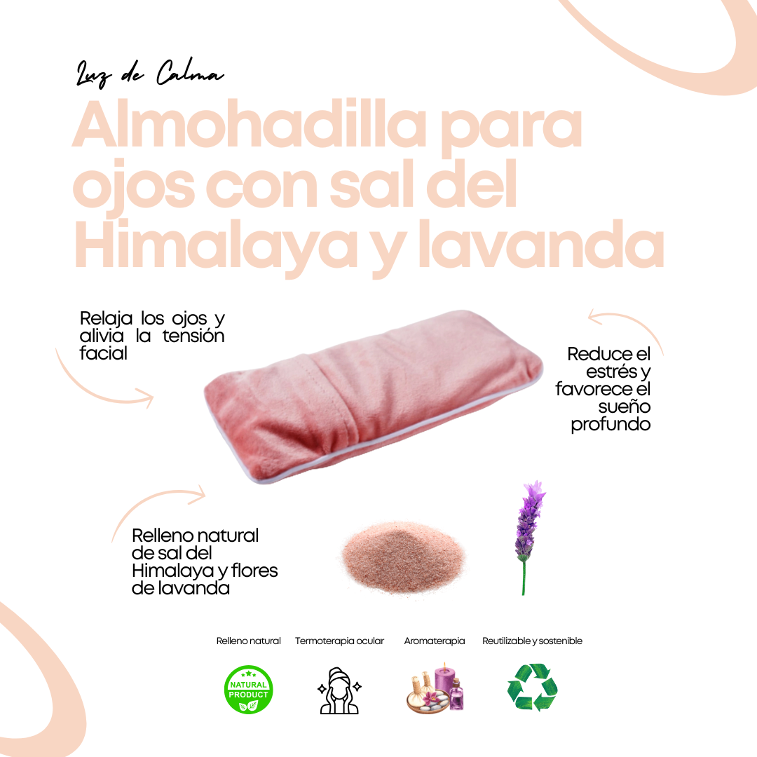 Almohadilla Terapéutica de Sal del Himalaya y Lavanda