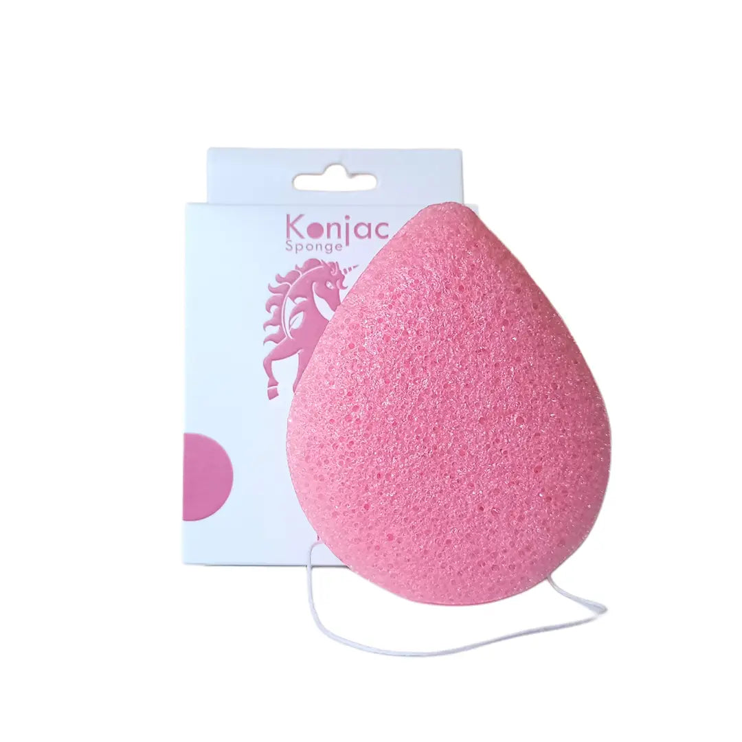 Esponja Natural Konjac Rosa – Antienvejecimiento y Antibacteriana