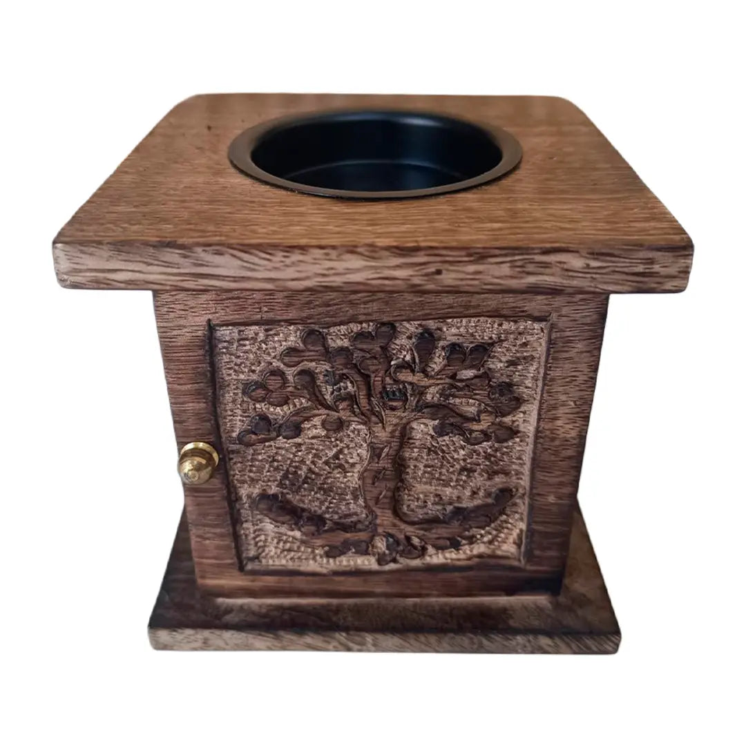 Quemador de Madera de Mango – Árbol de la Vida